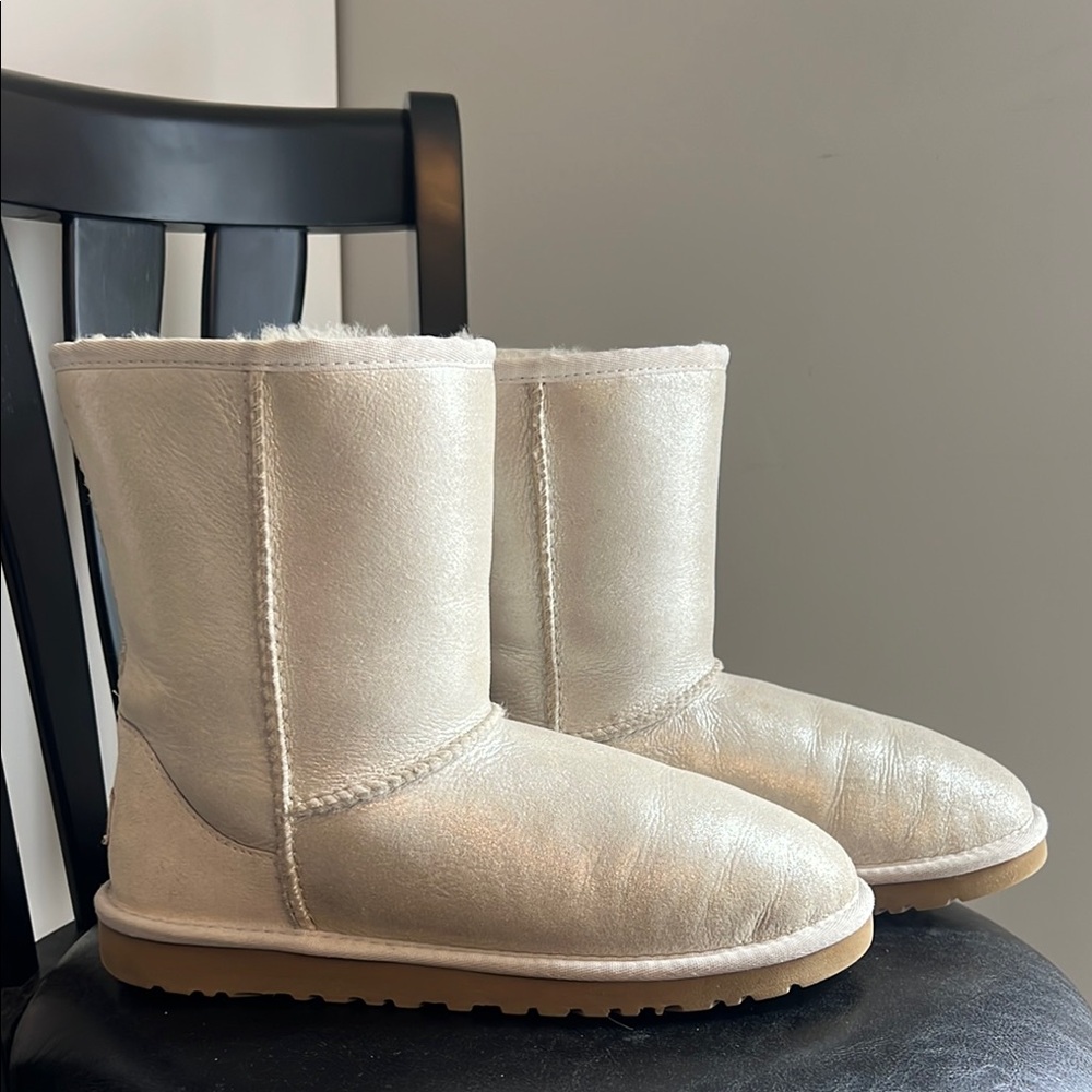 UGG Metallic Shearling Boots